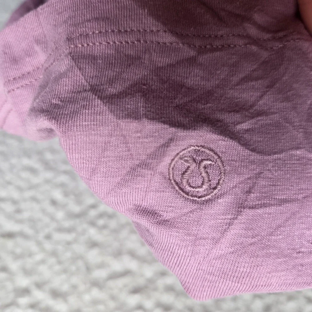 Lululemon Long Sleeve Shirt Womens 6 Purple Crew Neck Yoga Top